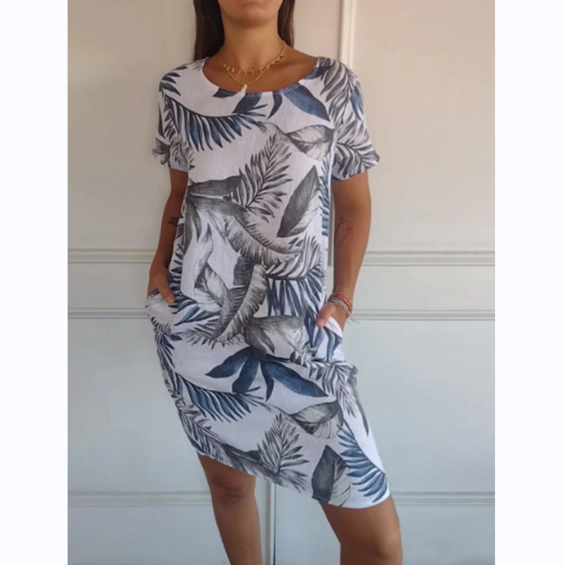 Victoria™ Botanical Print Dress