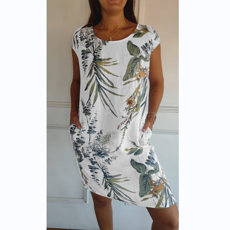 Victoria™ Botanical Print Dress
