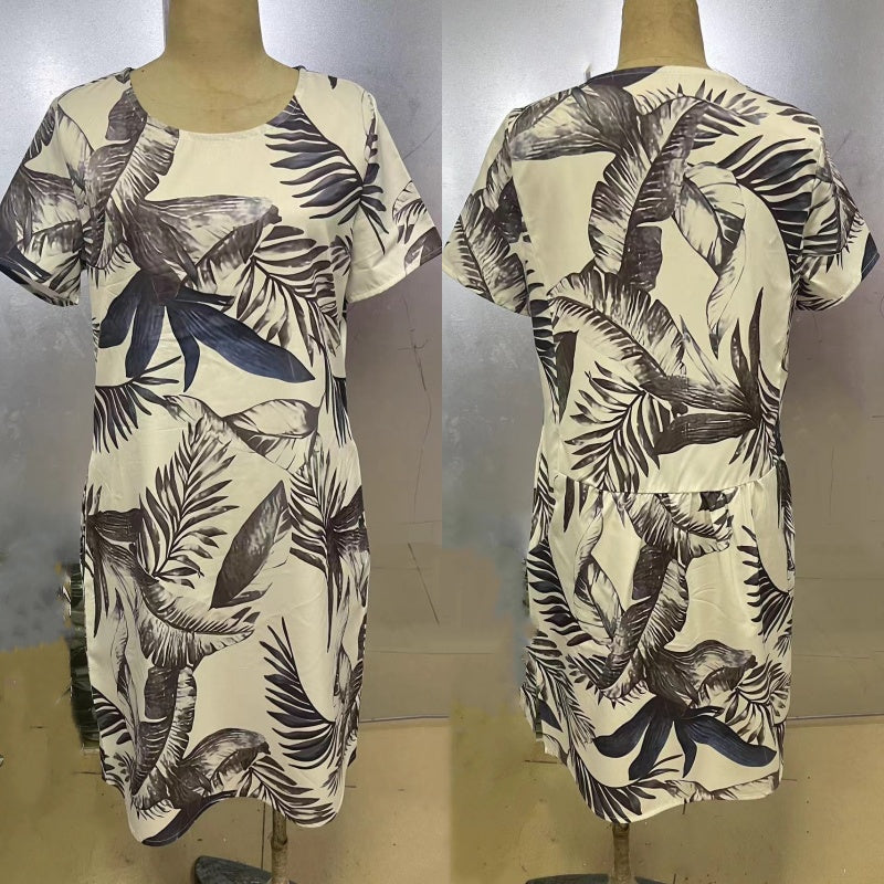 Victoria™ Botanical Print Dress - Elegance Every Day