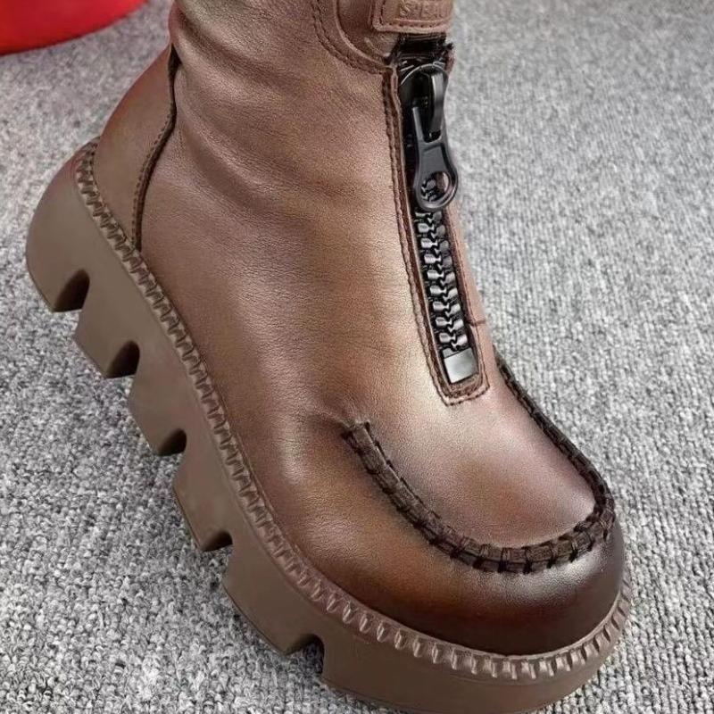 Isabella™ Leather Retro Boots
