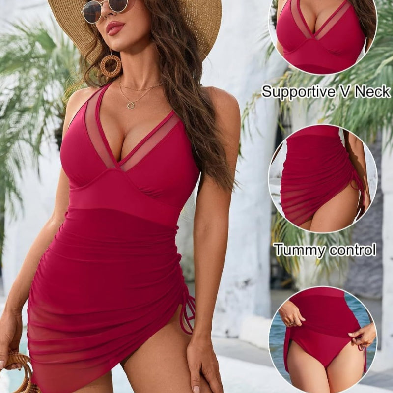 Lily™ Mesh Wrap Swimsuit