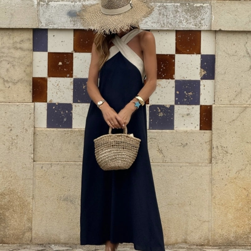 Skylar™ Halter Neck Maxi Dress
