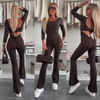 Hazel™ Slim-Fit Backless Jumpsuit