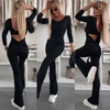 Hazel™ Slim-Fit Backless Jumpsuit