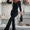 Hazel™ Slim-Fit Backless Jumpsuit