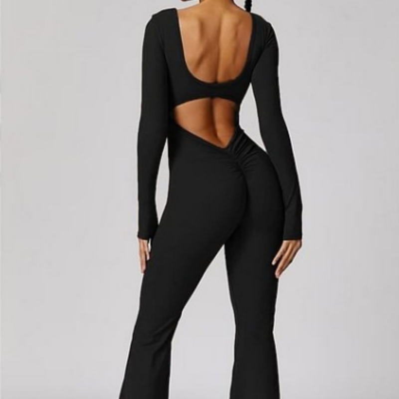 Hazel™ Slim-Fit Backless Jumpsuit